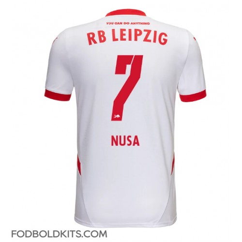 RB Leipzig Antonio Nusa #7 Hjemmebanetrøje 2024-25 Kortærmet